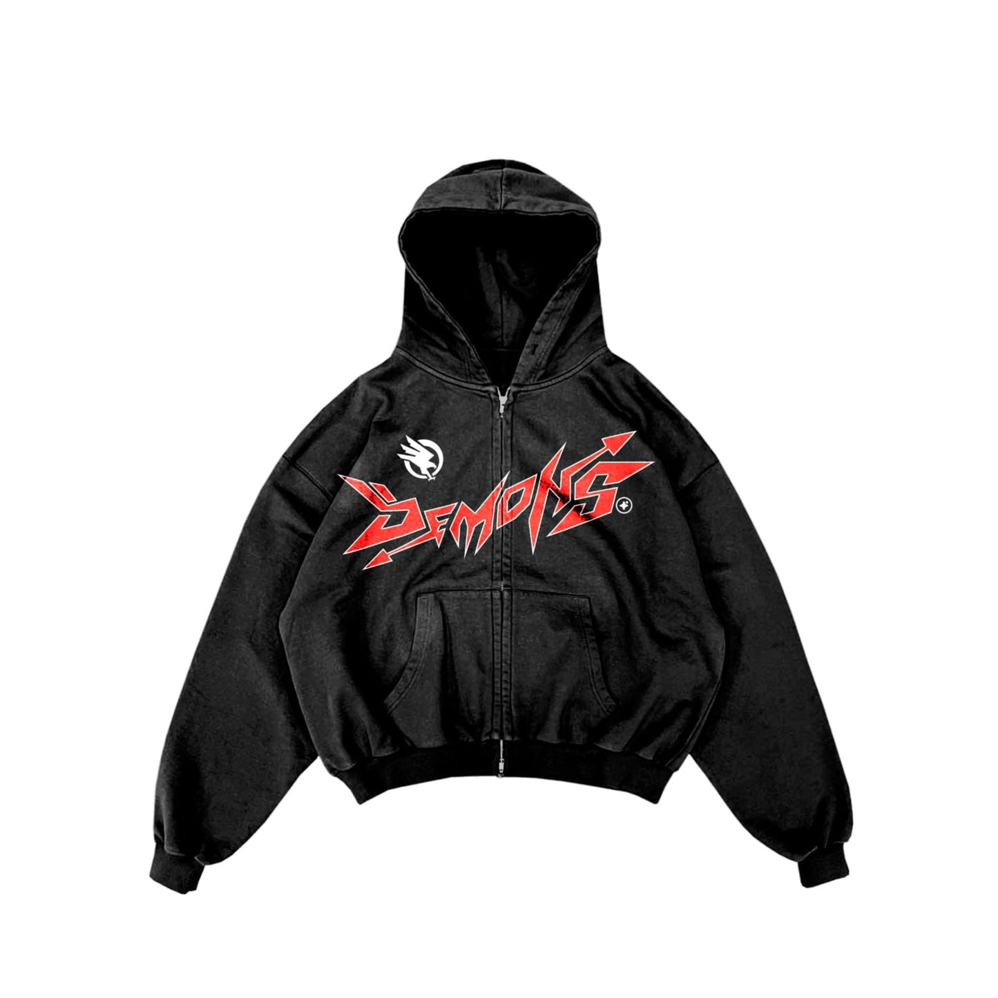 "DEMONS CLUB" ZIP - UP JACKET