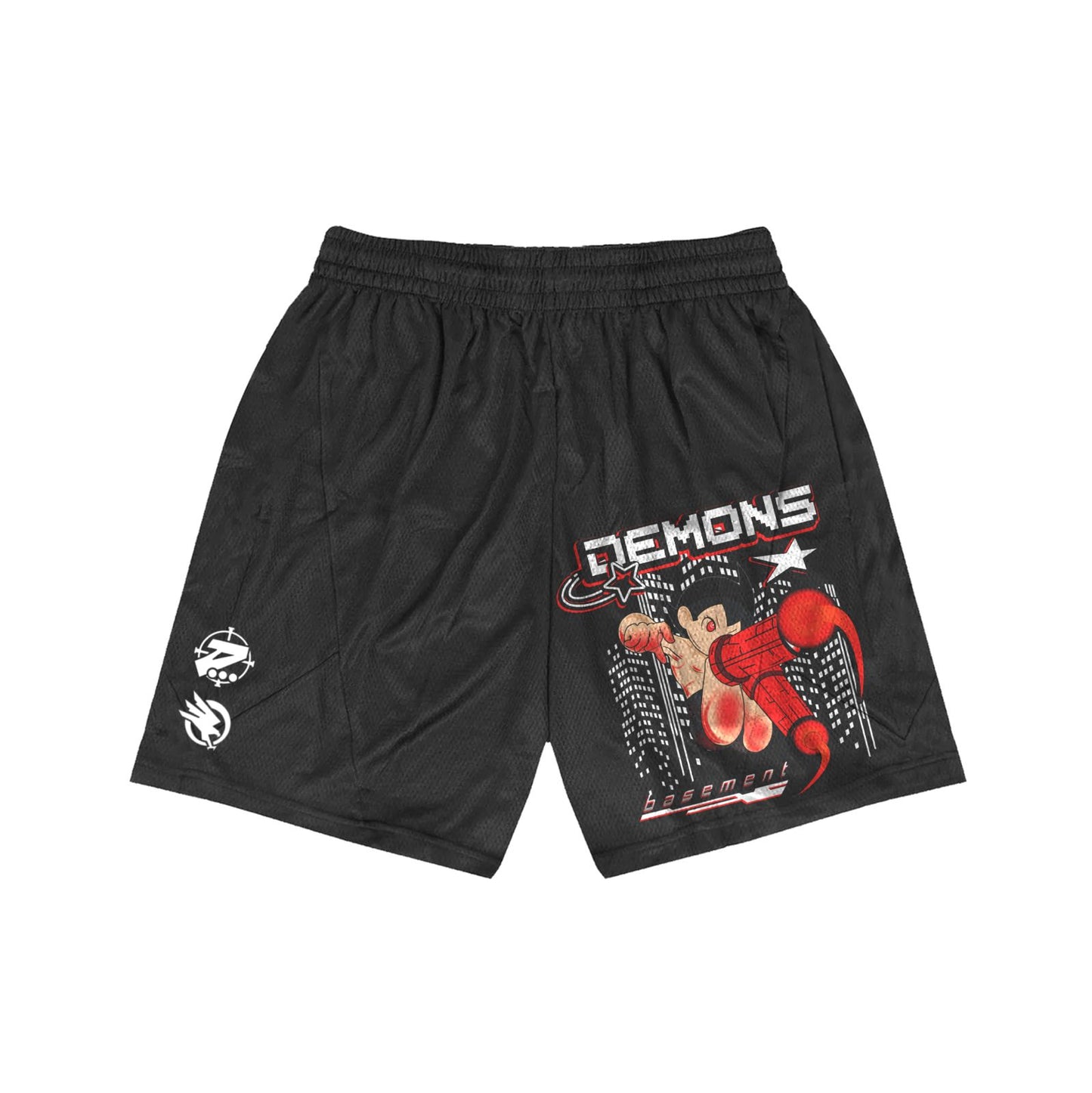 "ASTRO BLACKOUT" MESH SHORTS #3