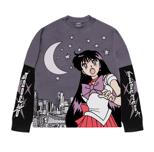 “Moon Takeover” Thermal Long - Sleeve Tee