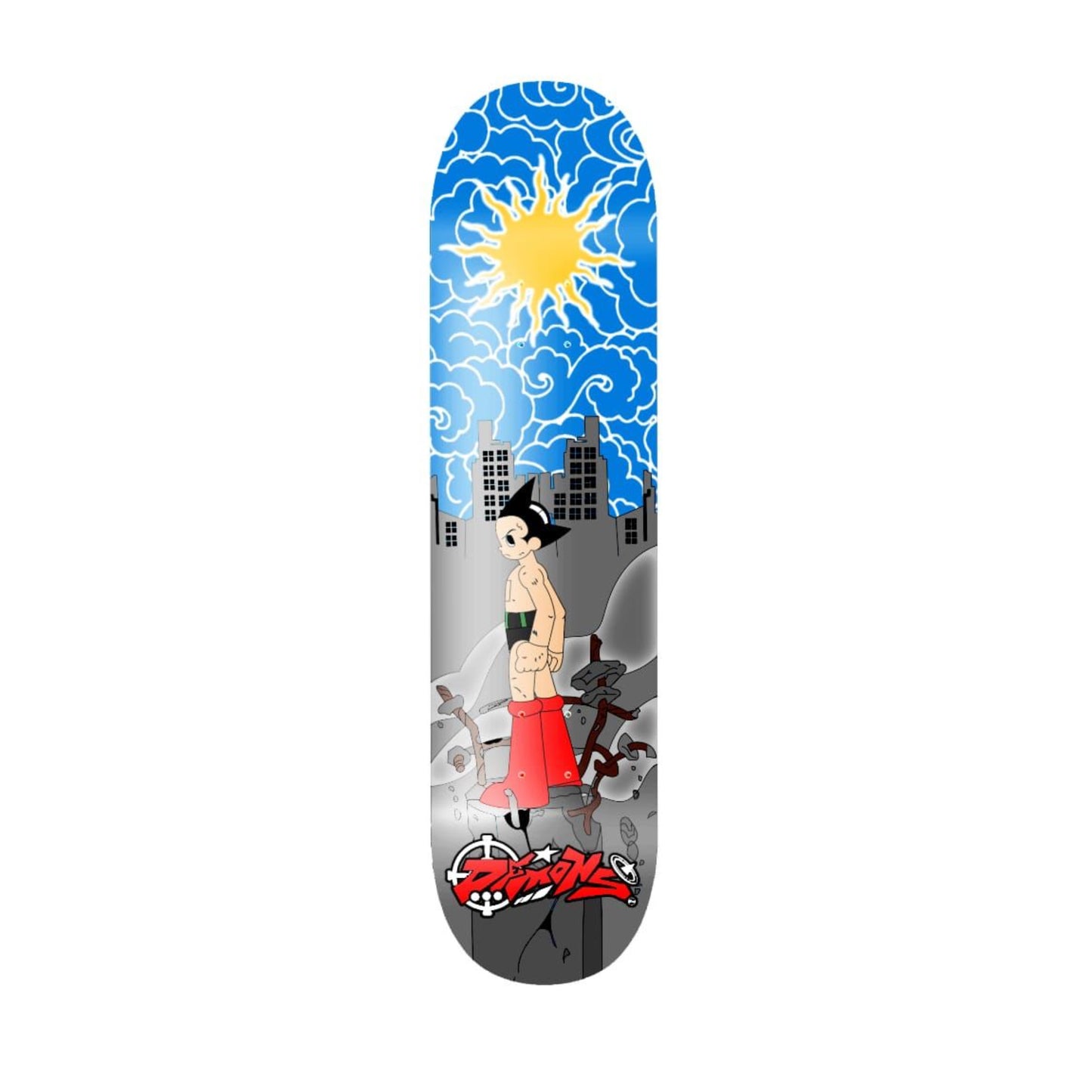 "SUNNY D ASTRO" SKATE DECK