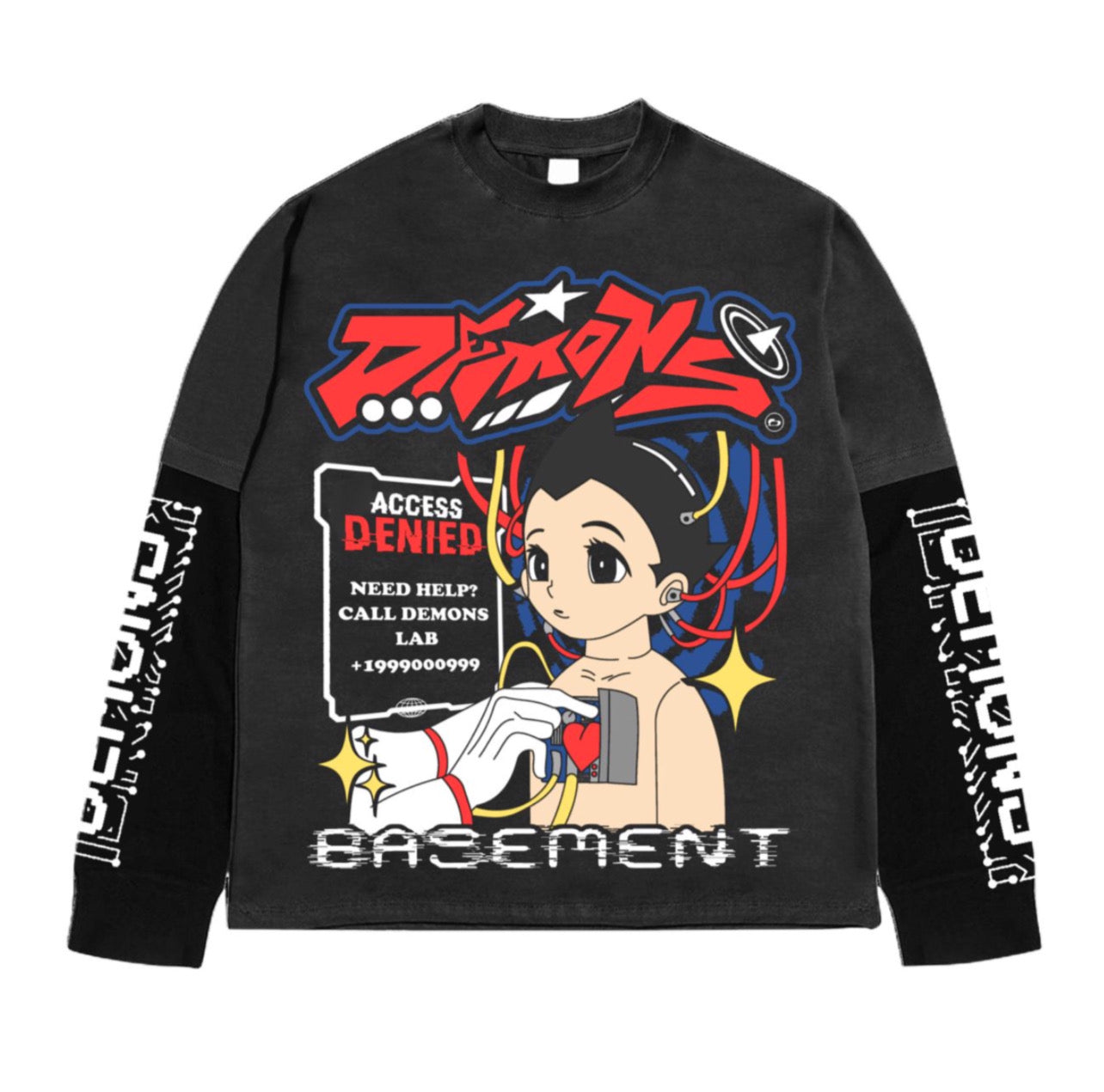 "ASTRO DENIED" THERMAL LONG - SLEEVE TEE