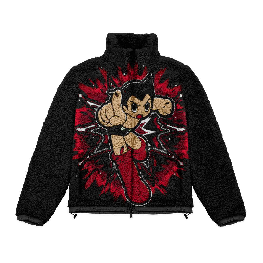 “FEAR ASTRO” SHERPA FLEECE JACKET