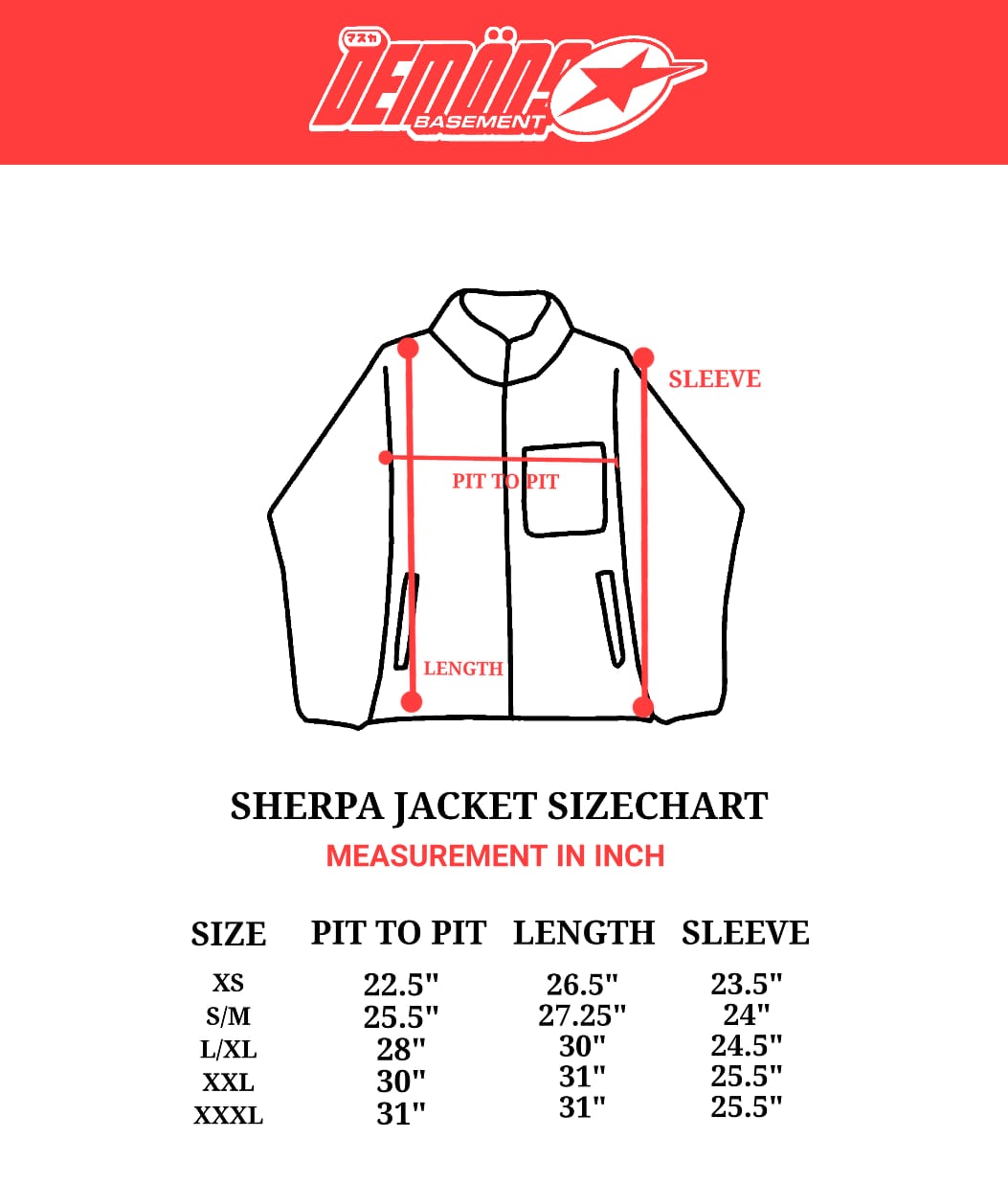 “FEAR ASTRO” SHERPA FLEECE JACKET