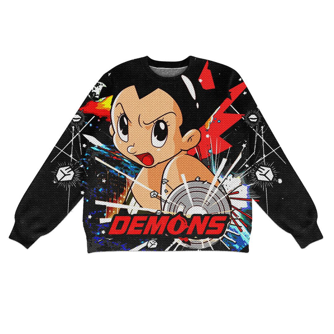 “TOO ASTRO” KNITTED SWEATER