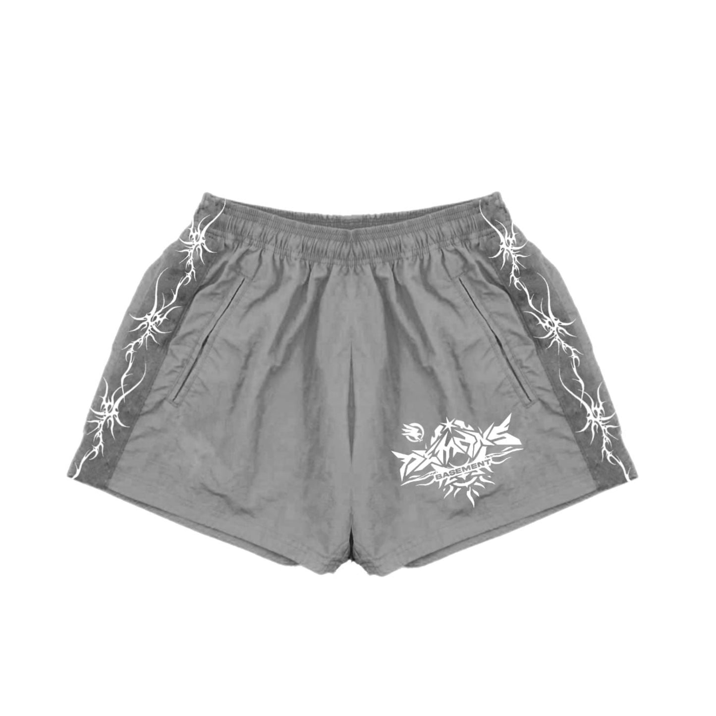 “The Lost World” Gray Tribal Shorts