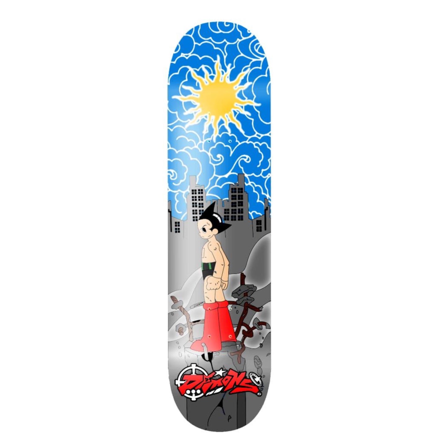 "SUNNY D ASTRO" SKATE DECK