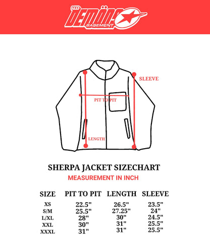 “FEAR ASTRO” SHERPA FLEECE JACKET